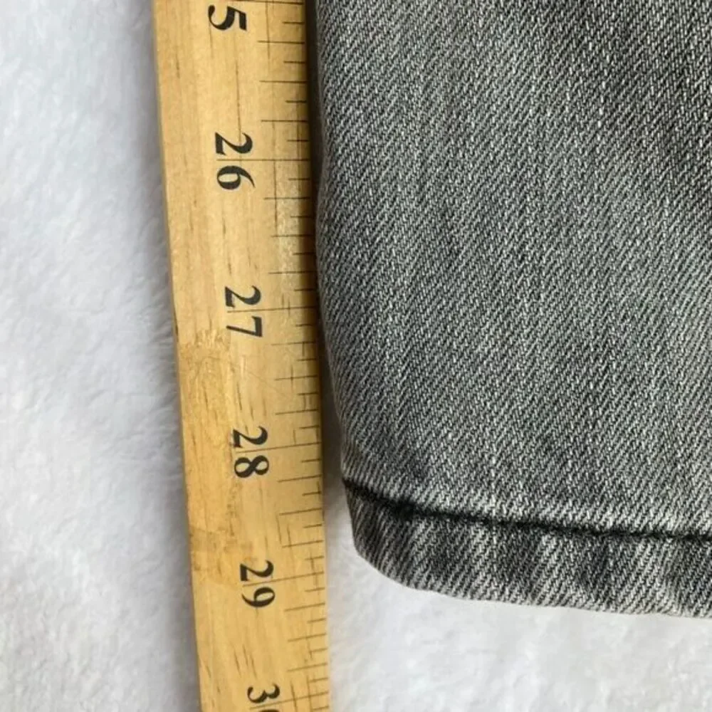 Levi's 501 Jeans Men's 36x 30 Sz Grey Button Fly Grey Straight‎ Leg Classic - Picture 7 of 14